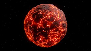 Procedural Cracked Surface 3D