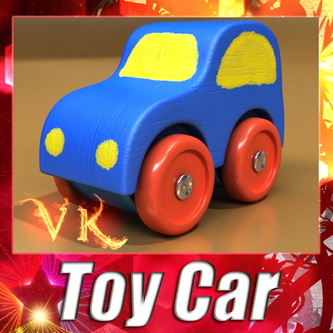 3d obj toy car