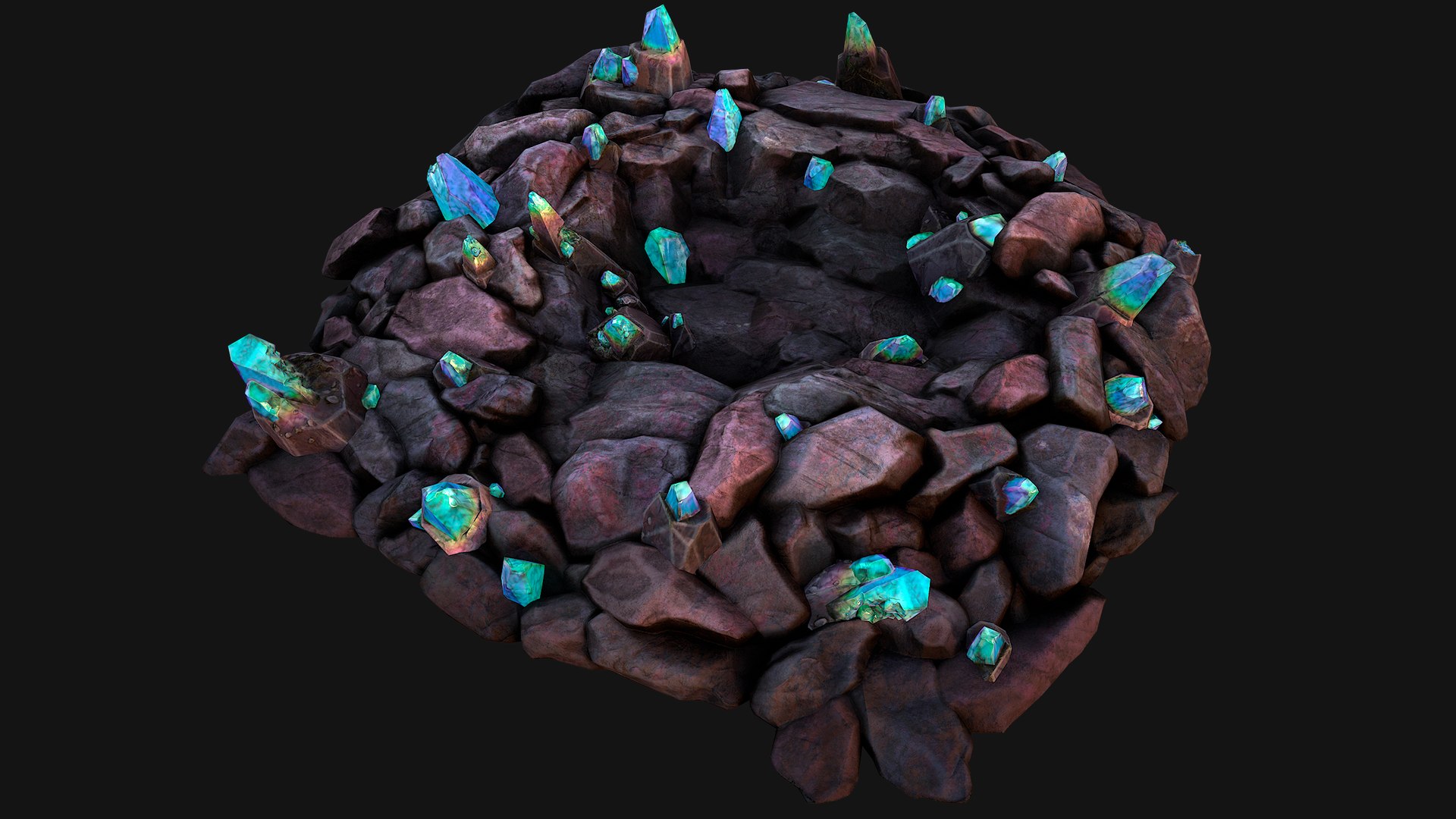 Rocks Crystals Minerals Gem Ore Pack 3D model https://p.turbosquid.com/ts-thumb/3E/orqM4J/GE/a11obsidiancrystalcolor/png/1732447235/1920x1080/fit_q87/cab382b36614febea29f2f5a9c9b9c645f54ed47/a11obsidiancrystalcolor.jpg
