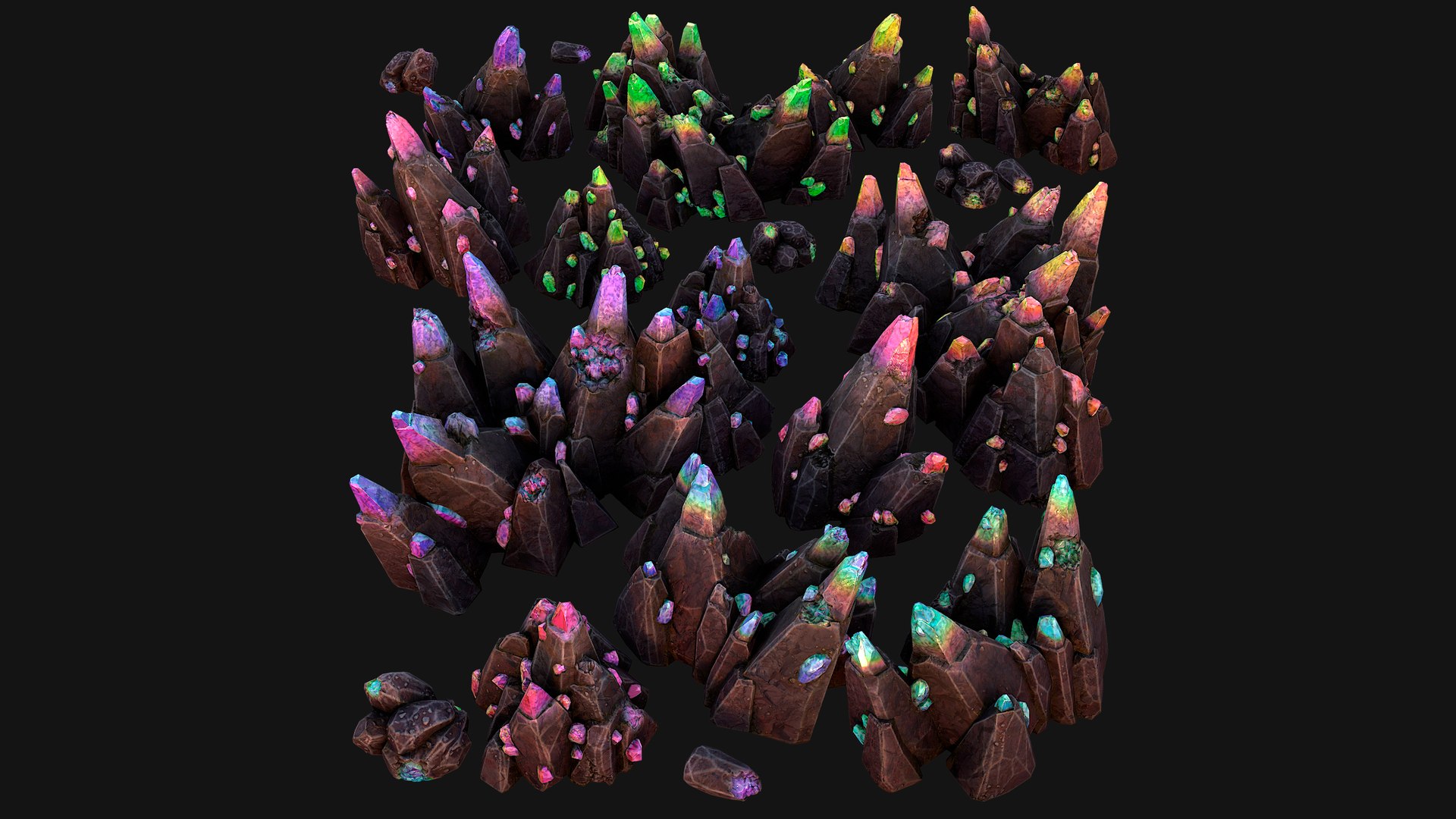Rocks Crystals Minerals Gem Ore Pack 3D model https://p.turbosquid.com/ts-thumb/3E/orqM4J/mh/8aaobsidiancrystalpack8/png/1732447179/1920x1080/fit_q87/484a9f3b8af703b4672b5ee646de22edafc2a179/8aaobsidiancrystalpack8.jpg
