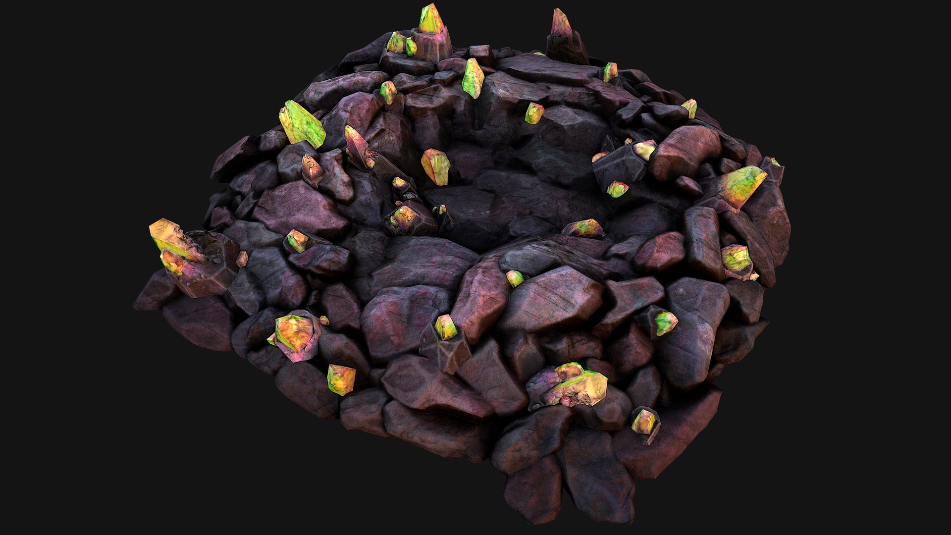 Rocks Crystals Minerals Gem Ore Pack 3D model https://p.turbosquid.com/ts-thumb/3E/orqM4J/n6/a6obsidiancrystalcolor/png/1732447221/1920x1080/fit_q87/fe1916b3f66df17e24a5df9bae46f22bbaa42205/a6obsidiancrystalcolor.jpg