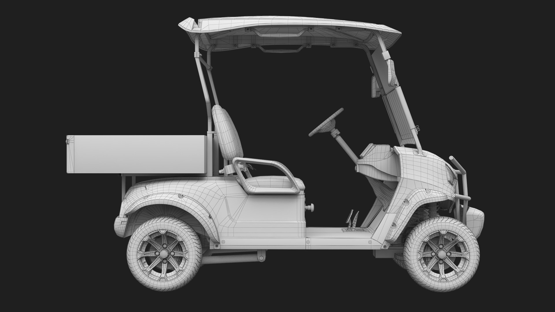 3D Model Golf Car 3 - TurboSquid 2380200