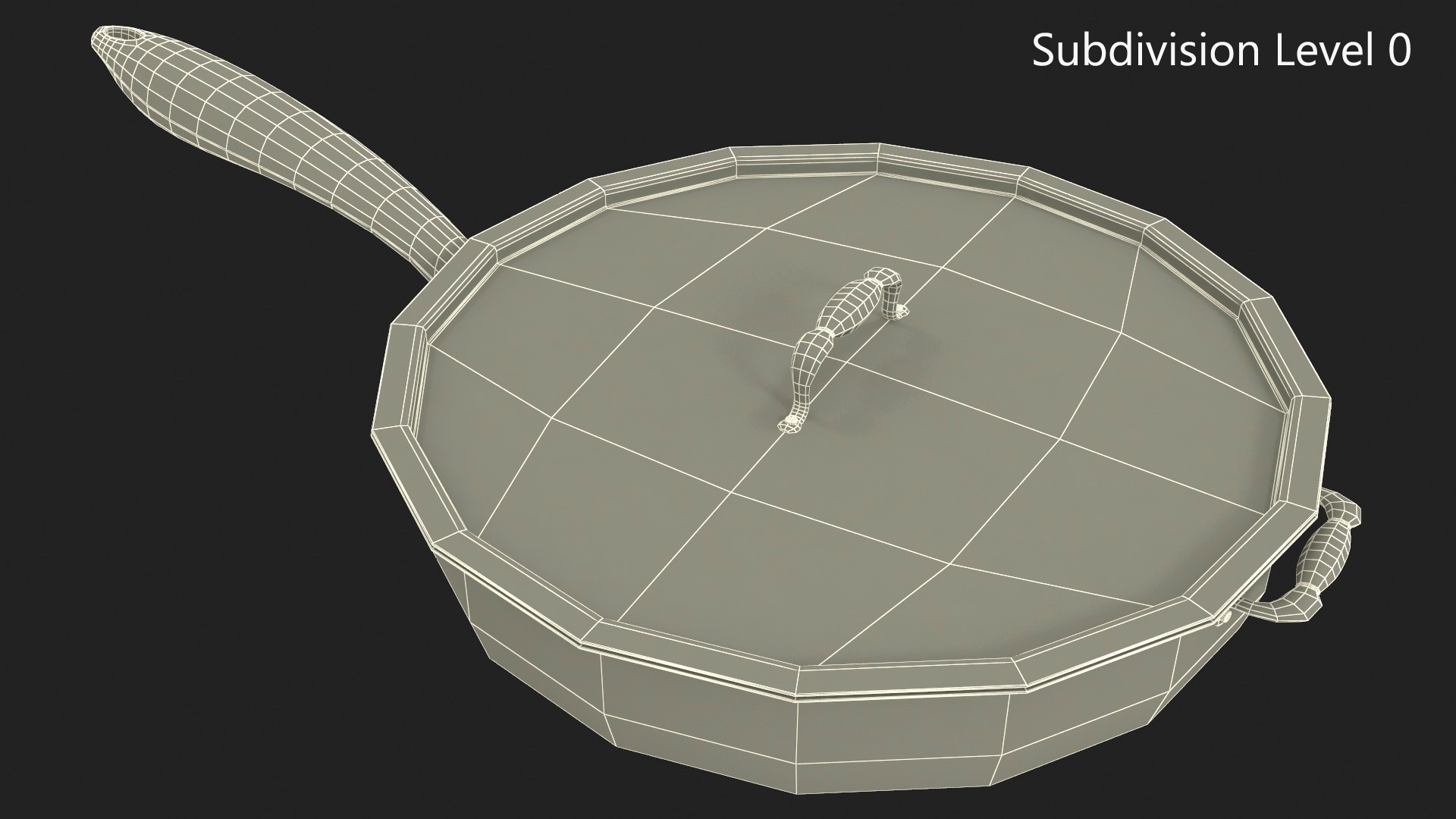 Aluminum Frying Pan Model - TurboSquid 2128838