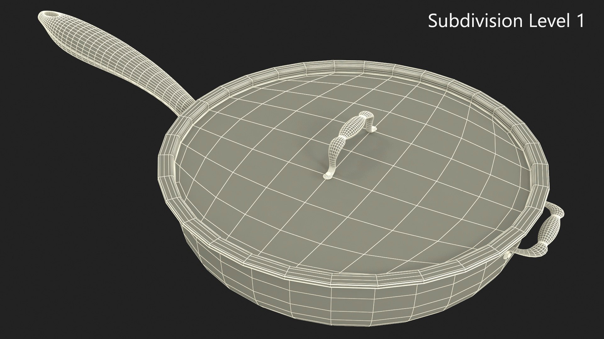 Aluminum Frying Pan Model - TurboSquid 2128838