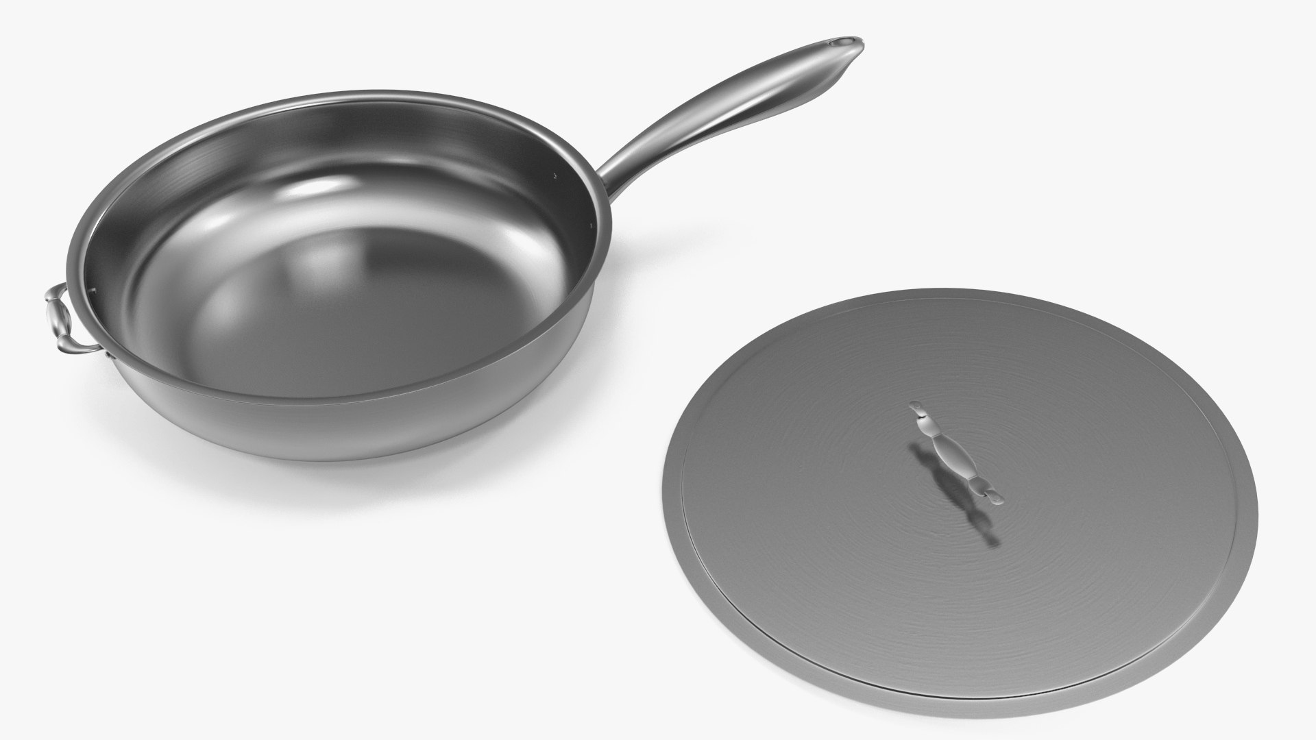 Aluminum Frying Pan Model - TurboSquid 2128838