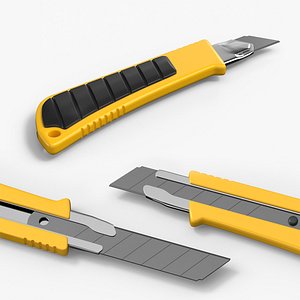 18mm Heavy-Duty Utility Knife With Locking Wheel Yellow
