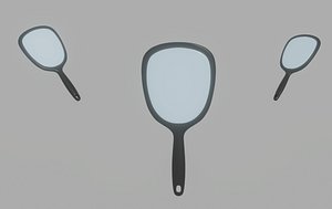 Hand Held Mirror 3D model