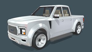 Modern Pickup Truck 1 3D