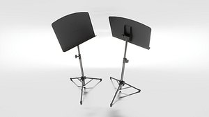 Music Stand Low-poly 3D