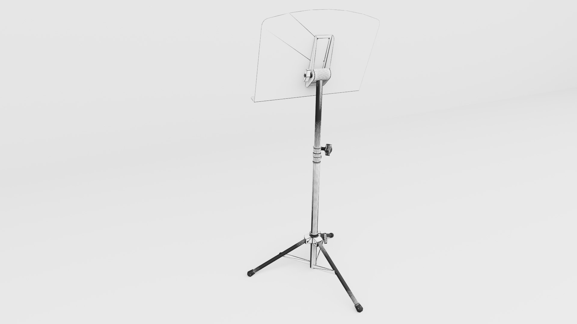 Music Stand Low-poly 3D - TurboSquid 2151132