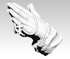 pray hand 3D model