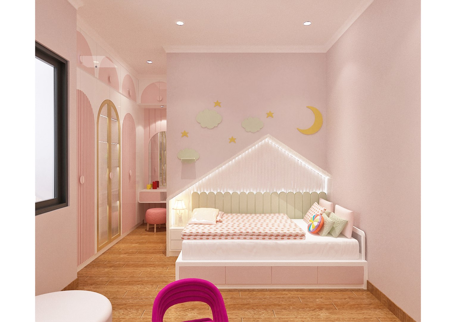 3D Model Kids Bedroom - TurboSquid 2236095