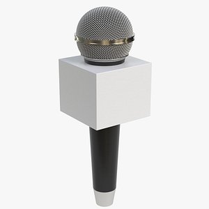 news microphone 3D
