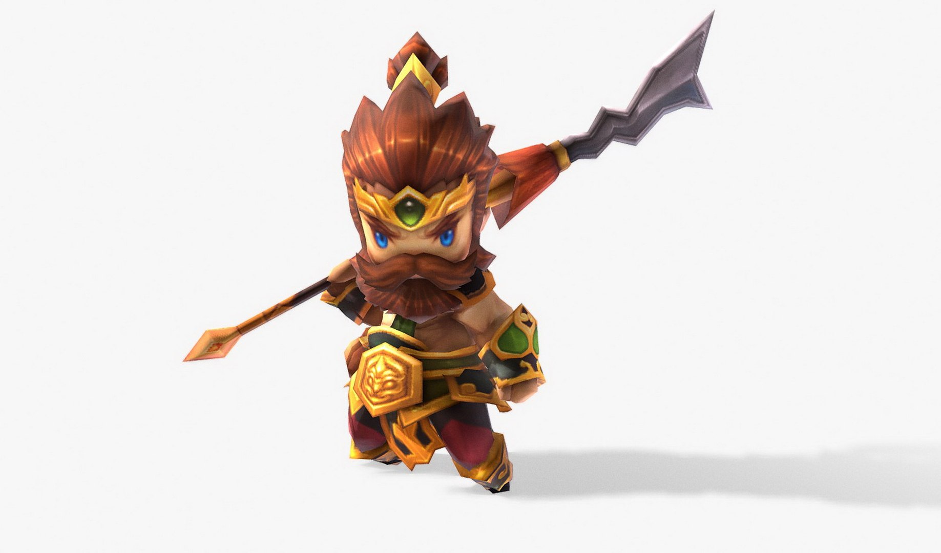 3D model Three Kingdoms Zhang Fei TurboSquid 2015347