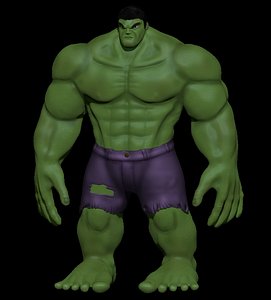 hulk 3D model