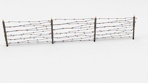 3D barbed wire obstacle