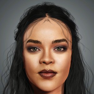 Rihanna Character 3D model