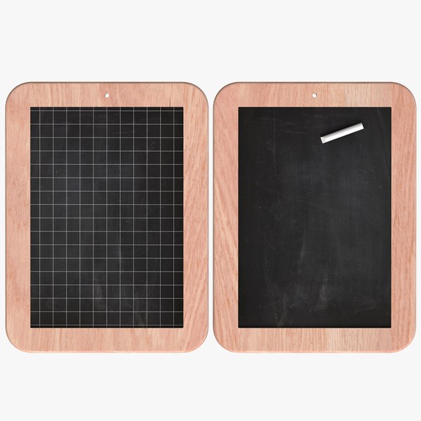 3D chalkboard office model