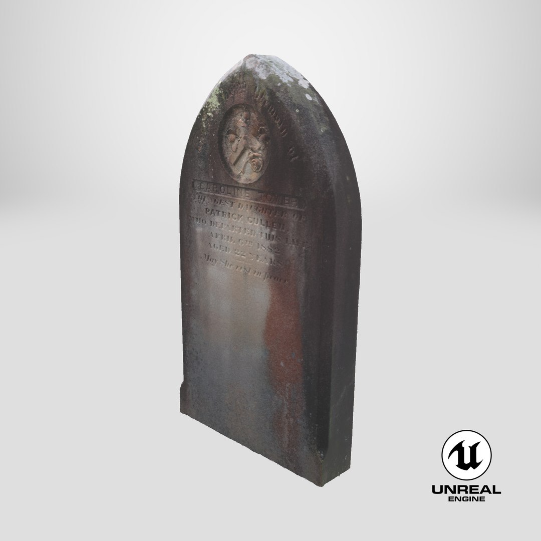Old Headstone 3D model https://p.turbosquid.com/ts-thumb/3F/DbfxS0/Jm/stemcell_unreal_render/png/1742459019/1920x1080/fit_q87/a7c9005eda147ec850671ed0db890771b51643e4/stemcell_unreal_render.jpg