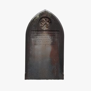 Old Headstone 3D model