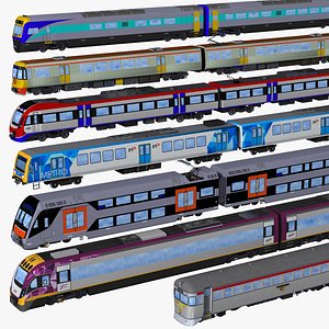 bundle - 7 australian passenger trains