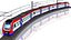 3D model bundle - 7 australian passenger trains