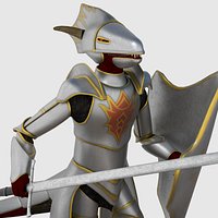 Dragonborn Character - Game Ready