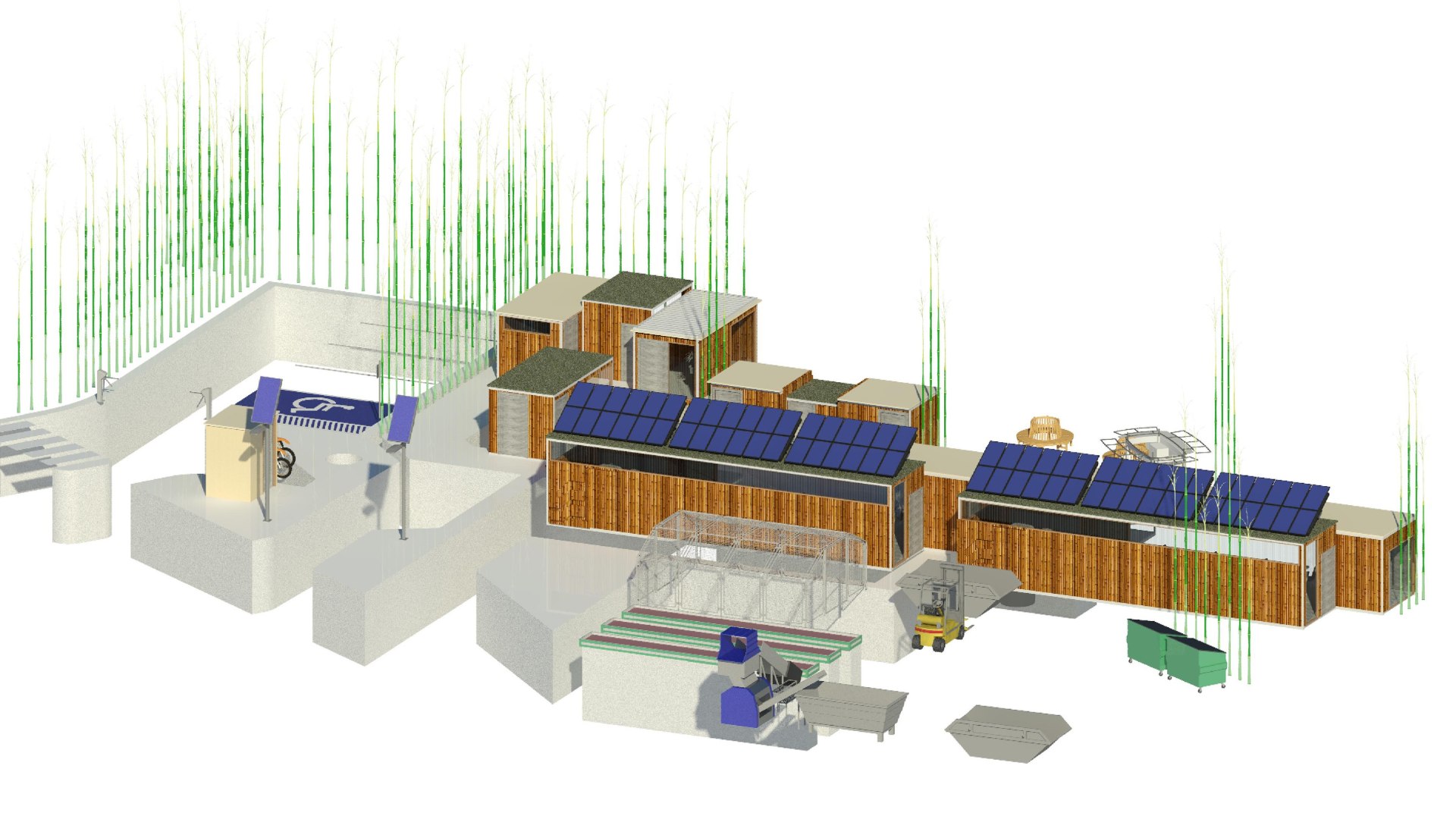 3D Model Design Of A Modular And Sustainable Robotics School For ...