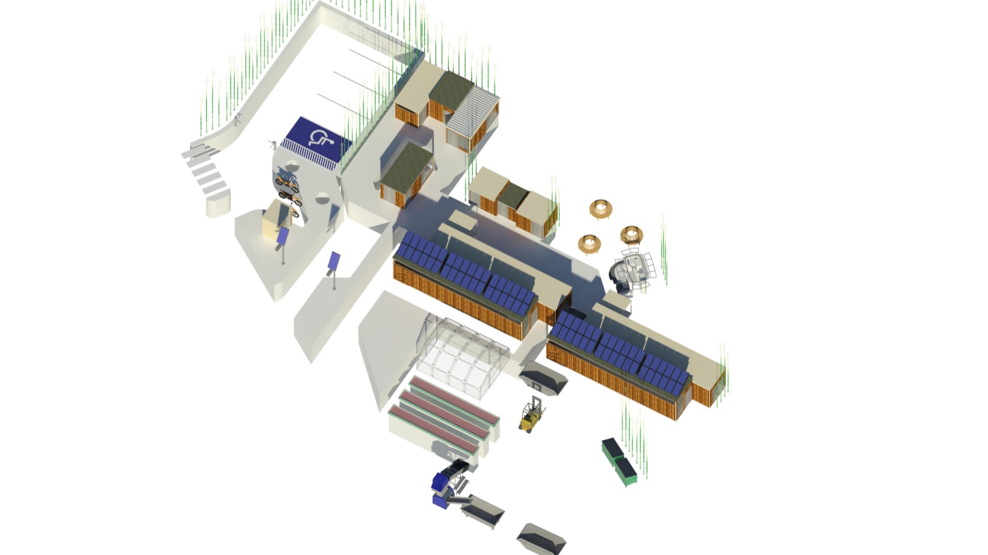 3D Model Design Of A Modular And Sustainable Robotics School For ...