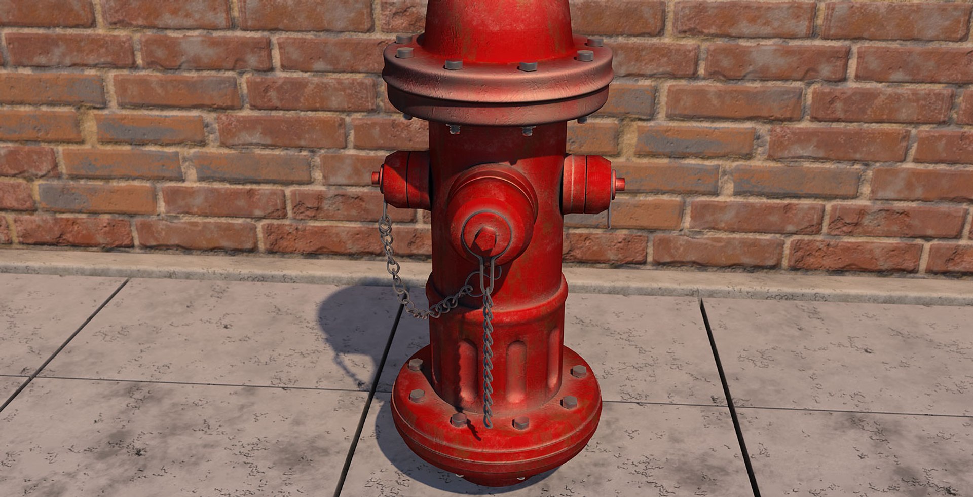 C4d Hydrant Asset City