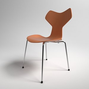 interior fritz hansen grand prix 3D model