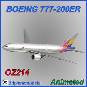 Boeing 777-200ER Asiana Airlines