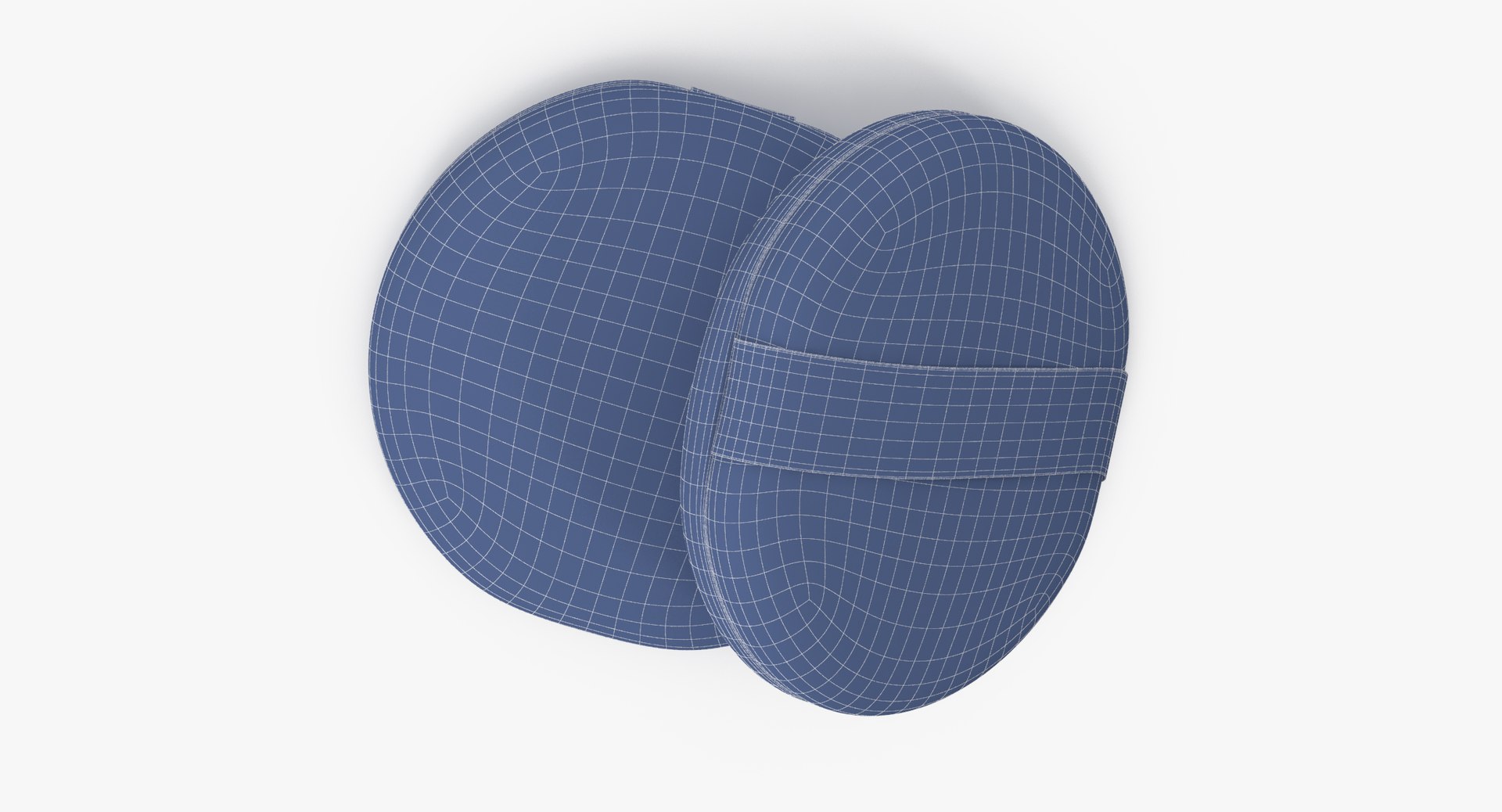 3d Powder Puff Model