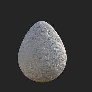 Cracked Easter Egg model