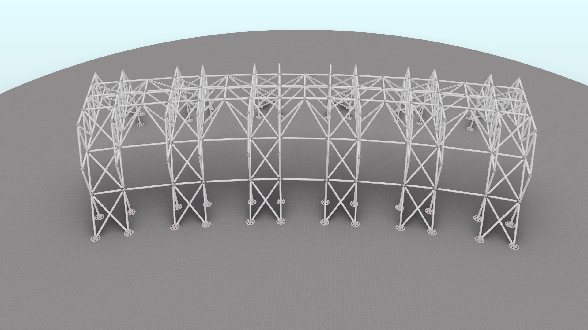 3D Optimal Truss Model 02 Model - TurboSquid 2189853