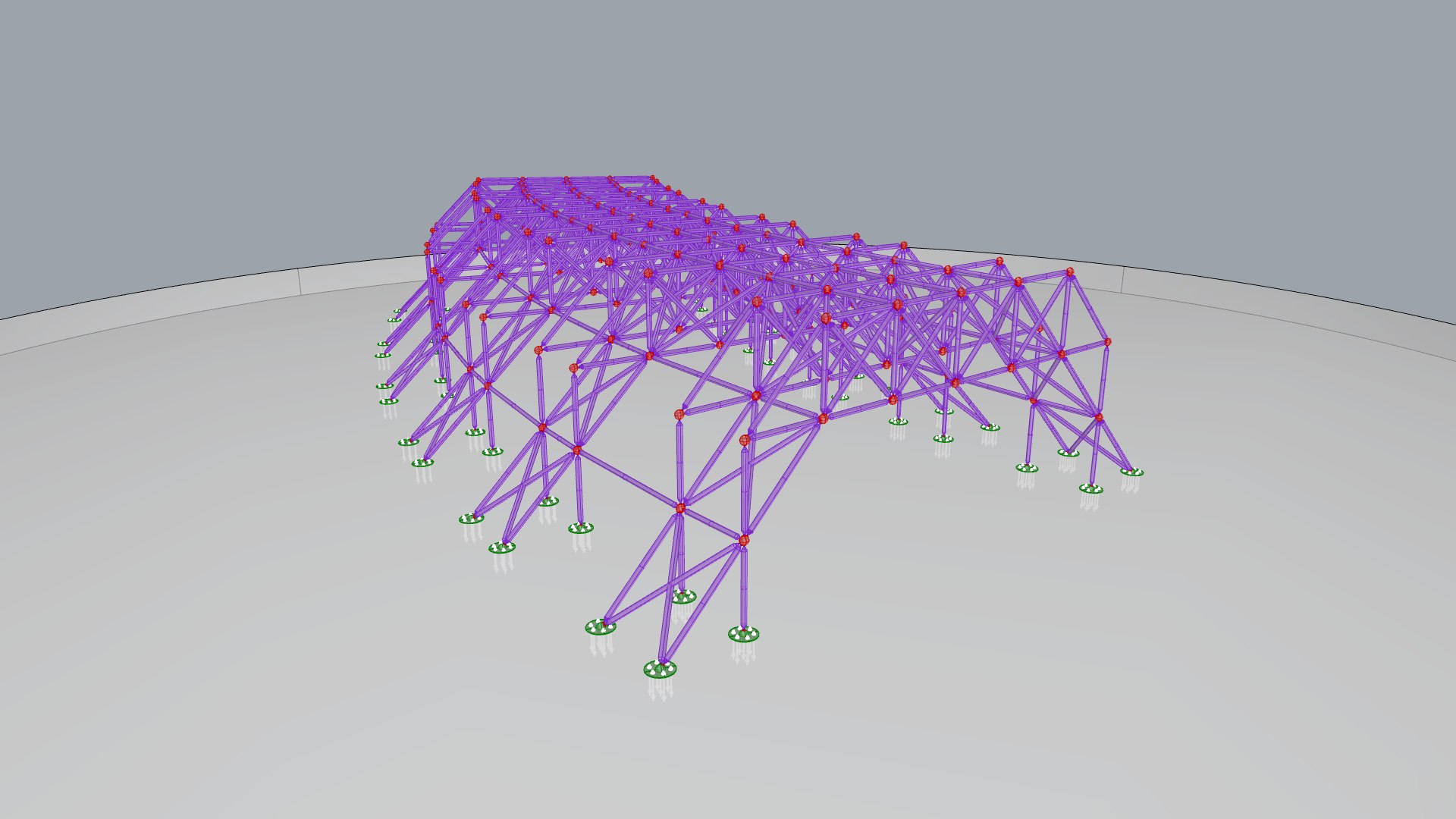 3D Optimal Truss Model 02 Model - TurboSquid 2189853
