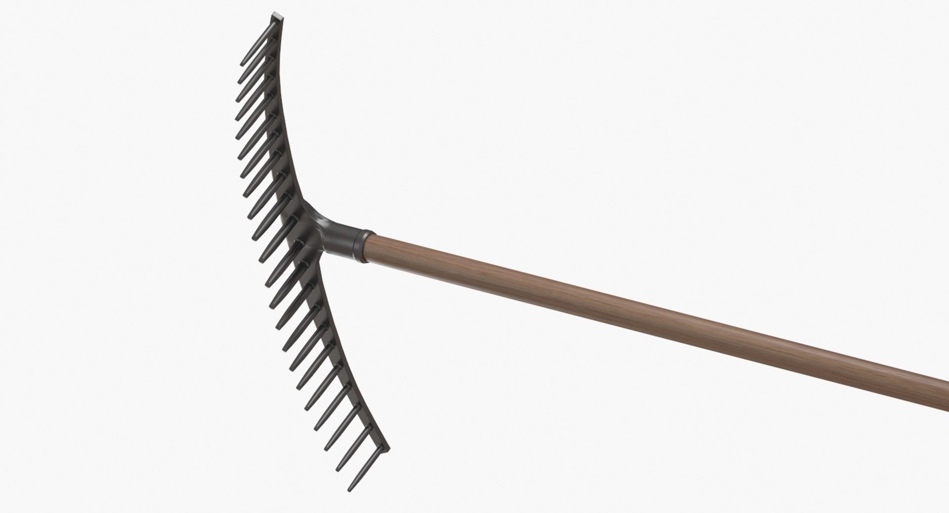 3D Plastic Rake - TurboSquid 1384614