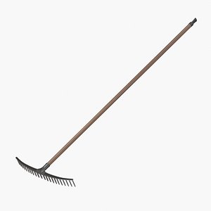 3D plastic rake