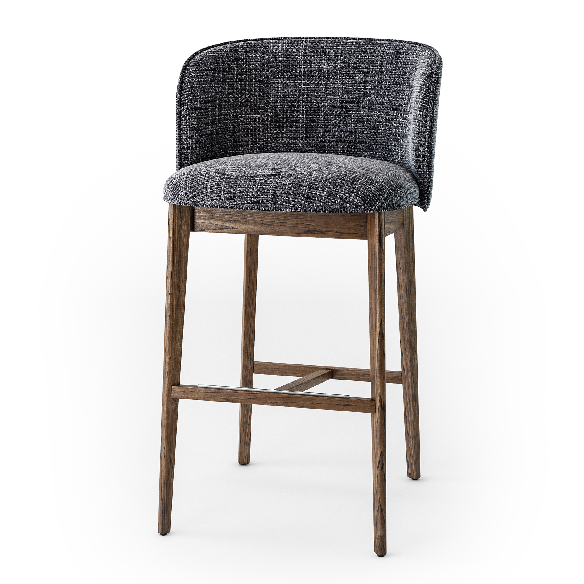Calligaris Abrey wood stool 3D model TurboSquid 1788348