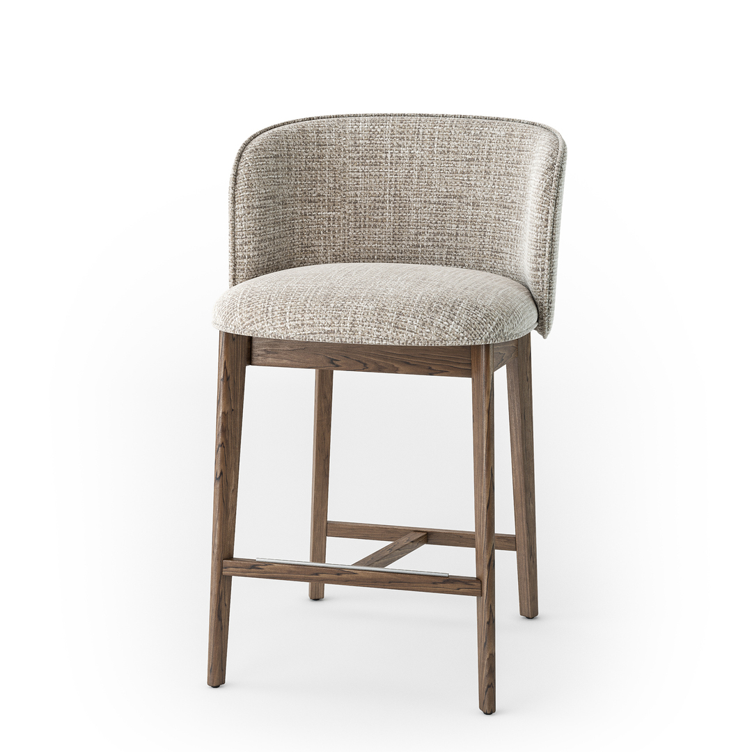 Calligaris Abrey wood stool 3D model TurboSquid 1788348