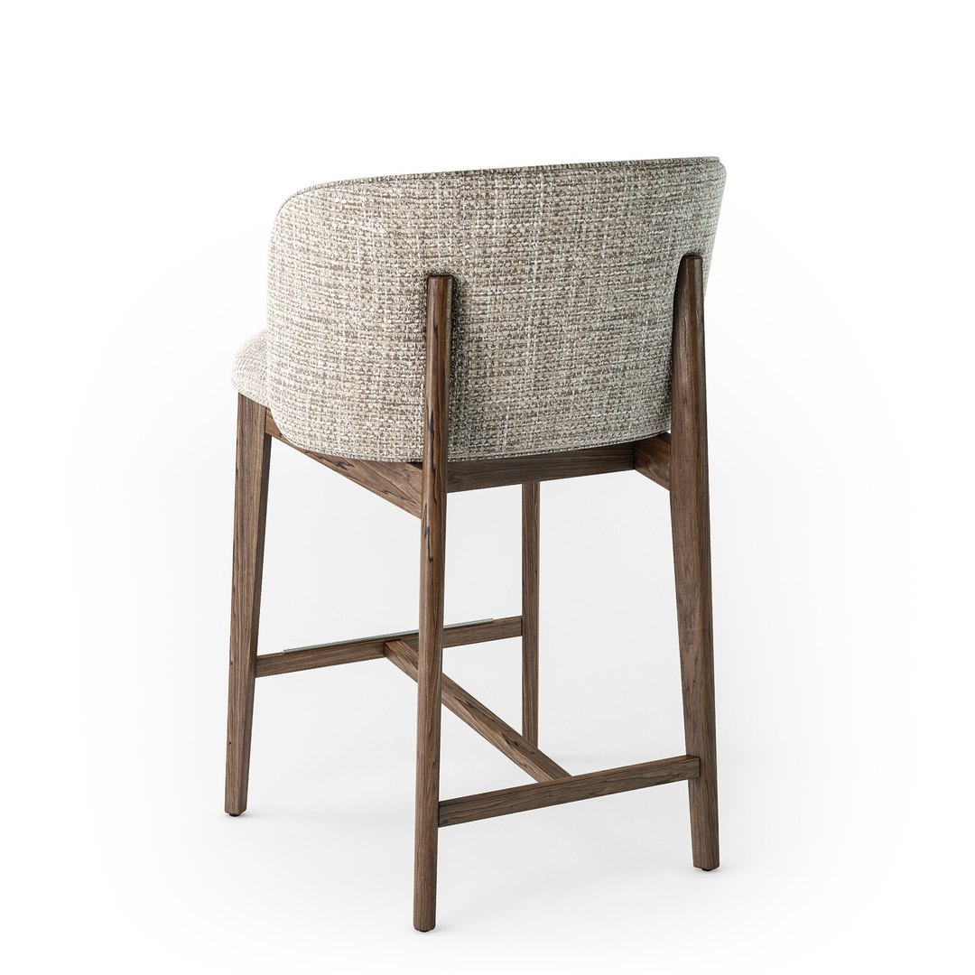 Calligaris Abrey Wood Stool 3D Model TurboSquid 1788348