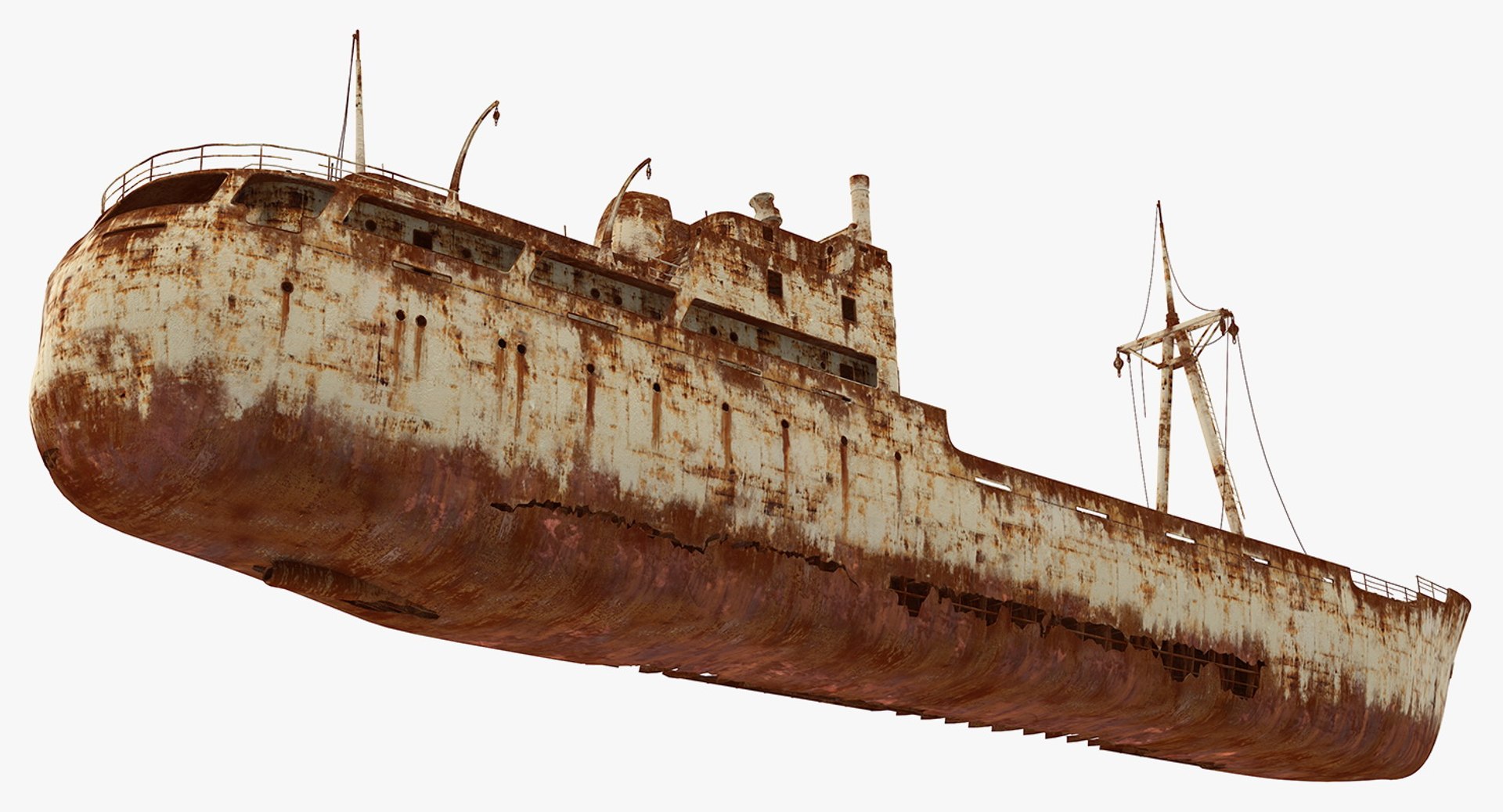3D rusty ship wreck https://p.turbosquid.com/ts-thumb/3F/dSKGkj/DKuQk85i/rustyshipwreckvray3dmodel019/jpg/1558356438/1920x1080/fit_q87/e0ab8879176e98a6f3bc4c5dacbfba4c865e7bea/rustyshipwreckvray3dmodel019.jpg