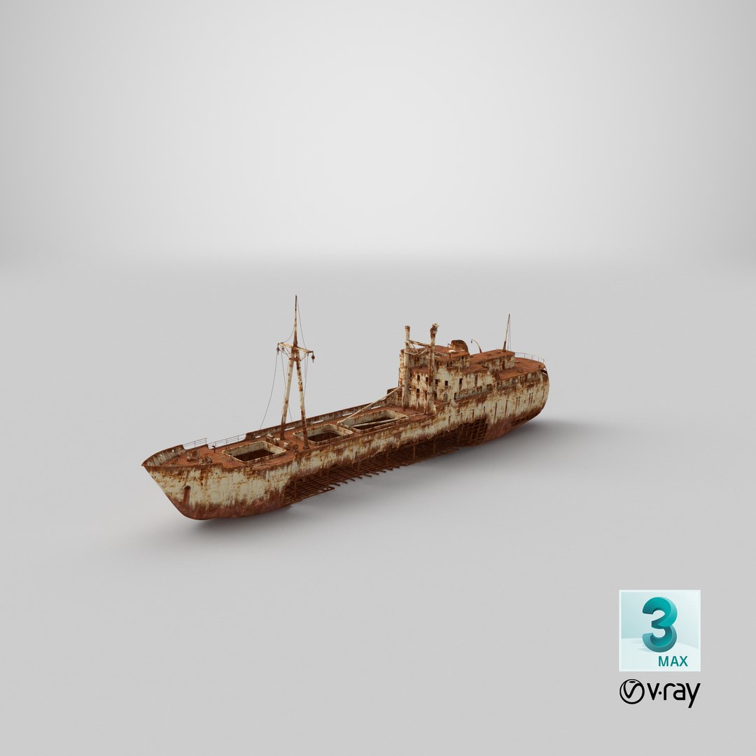 3D rusty ship wreck https://p.turbosquid.com/ts-thumb/3F/dSKGkj/Is0mAGAj/stemcell_max_vray_render/png/1569129209/1920x1080/fit_q87/79ef1494089c5832303ea8cd6d2df09e0d78c136/stemcell_max_vray_render.jpg