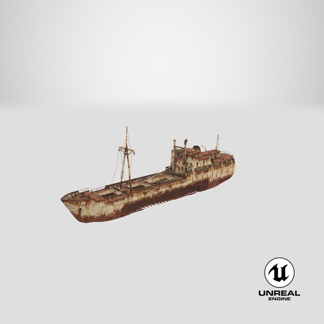 3D rusty ship wreck https://p.turbosquid.com/ts-thumb/3F/dSKGkj/XdyfcPiL/stemcell_unreal_render/png/1569129199/1920x1080/fit_q87/aa0490733a6128451f7d8d898ceb02630dea8a1b/stemcell_unreal_render.jpg