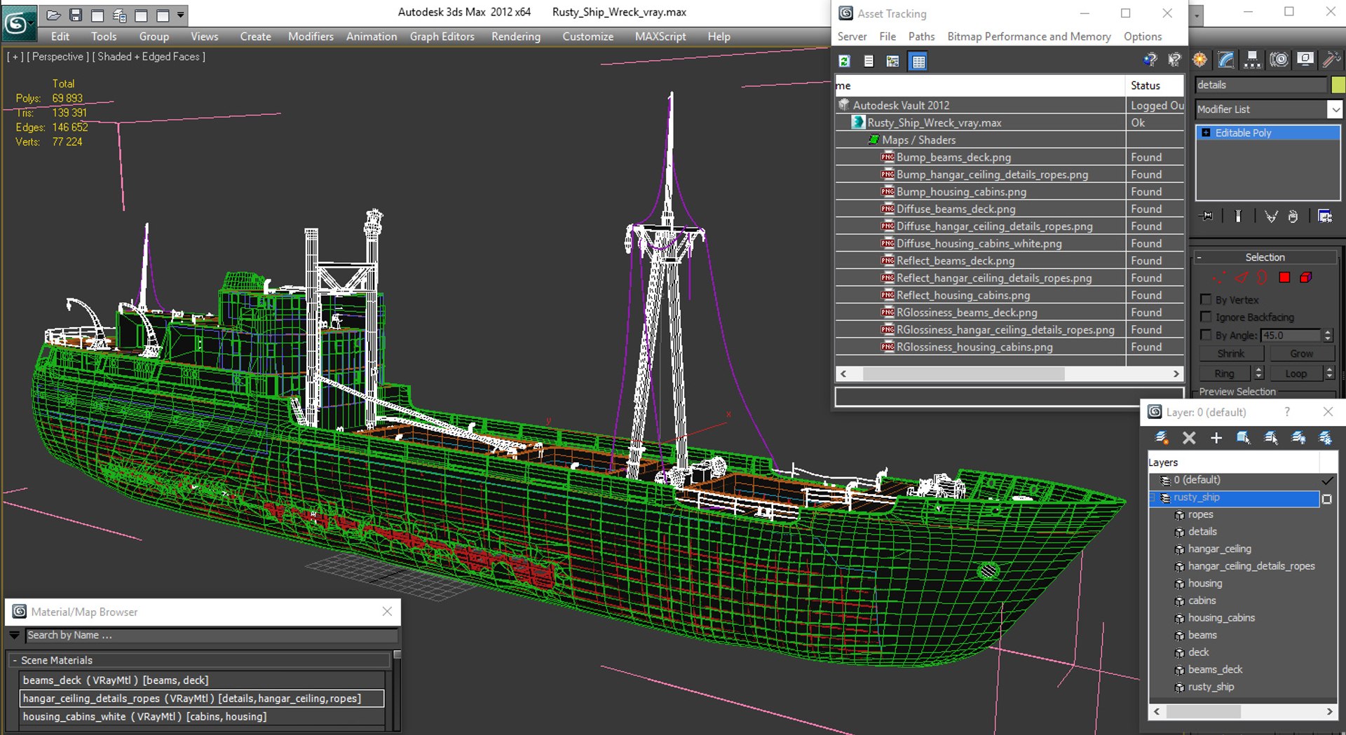 3D rusty ship wreck https://p.turbosquid.com/ts-thumb/3F/dSKGkj/Y2dXstV2/rustyshipwreckvray3dmodel026/jpg/1558356472/1920x1080/fit_q87/bb237f08ff05fe97b79403bc0607a29b1ecb07e4/rustyshipwreckvray3dmodel026.jpg
