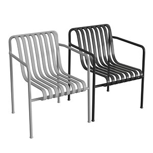 Palissade Dining Armchair 3D model
