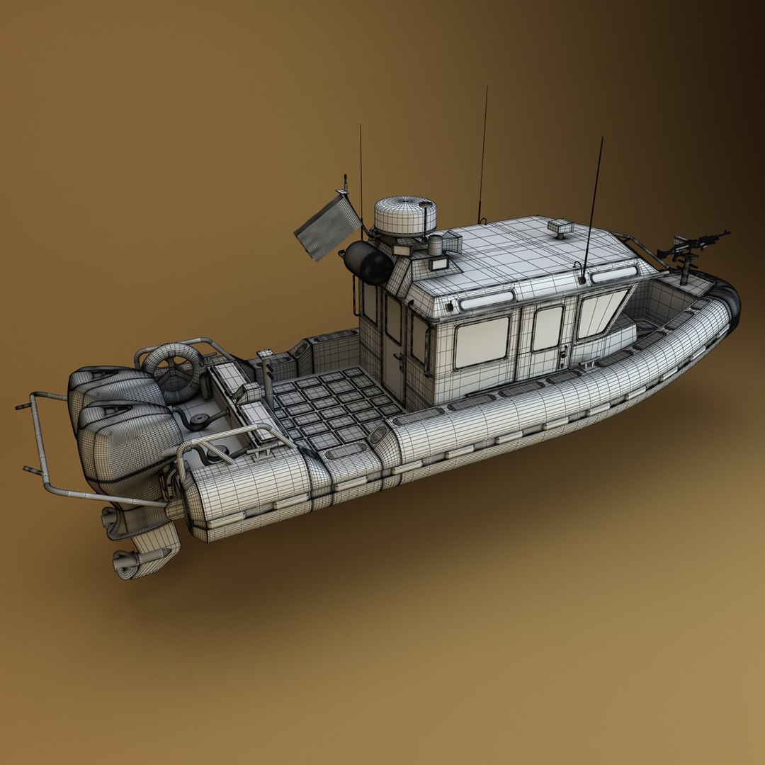 3d model defender coast guard rb-s