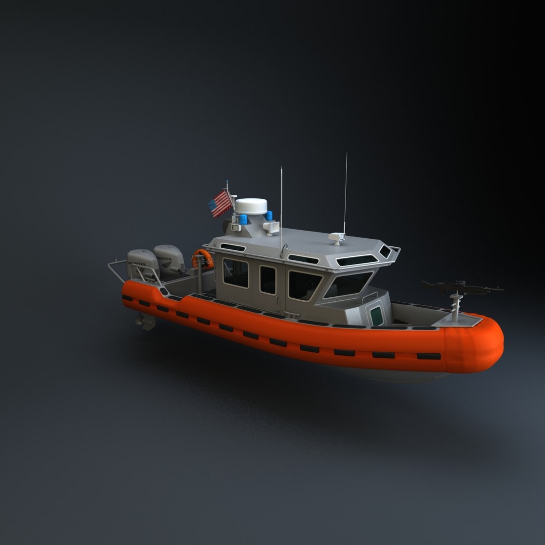 3d Model Defender Coast Guard Rb-s