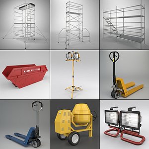 set industrial 3d max