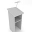 election components podium microphone 3D